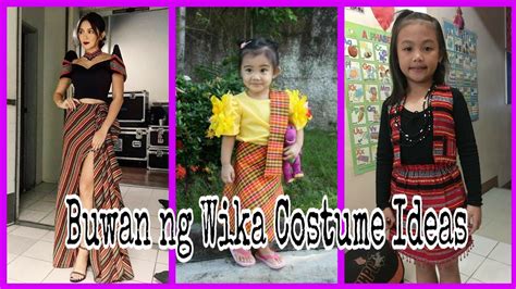 Creative costumes for women for buwan ng wika